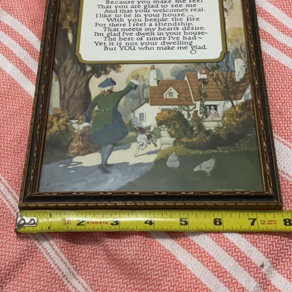 Framed 'Buckbee Brehm Co. Creative art publishers Minneapolis, USA. “Your House”